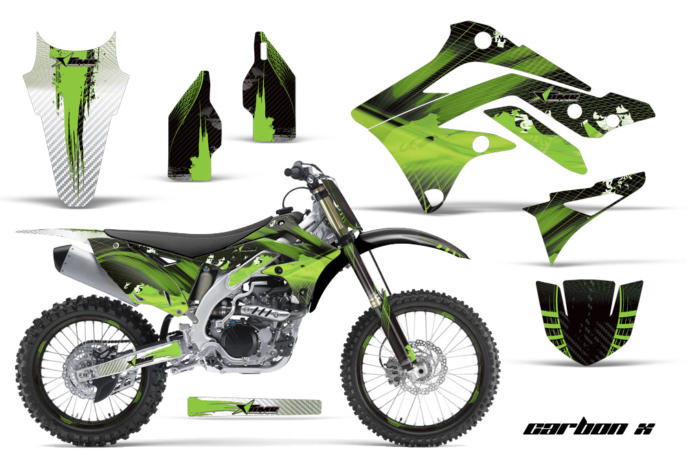 Kawasaki KX450F 2012 Graphics Kit CX GREEN-NPs